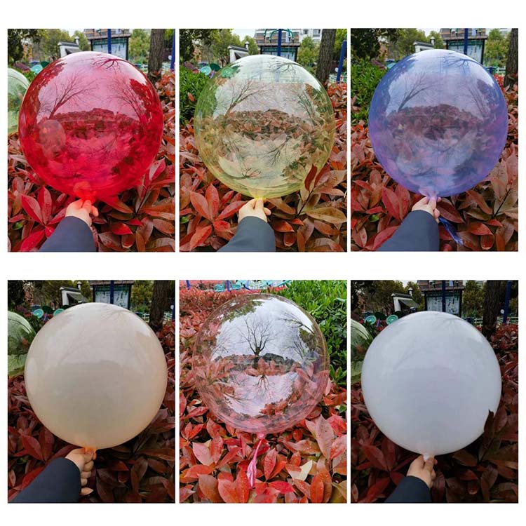 Färgglad Crystal Bobo Balloon