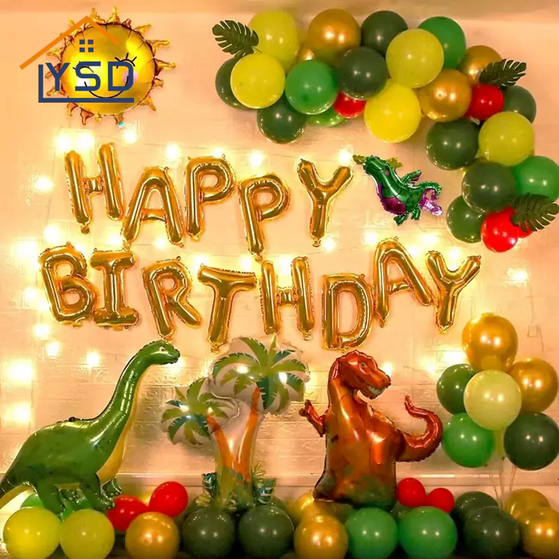 Dinosaurballonguppsättning
