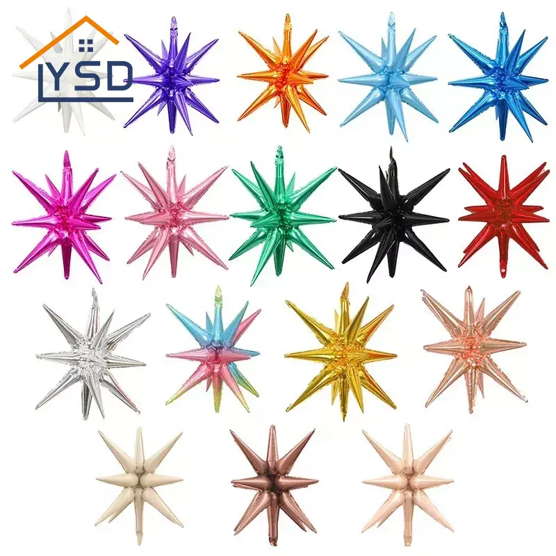 Exploderande stjärnfolieballonger