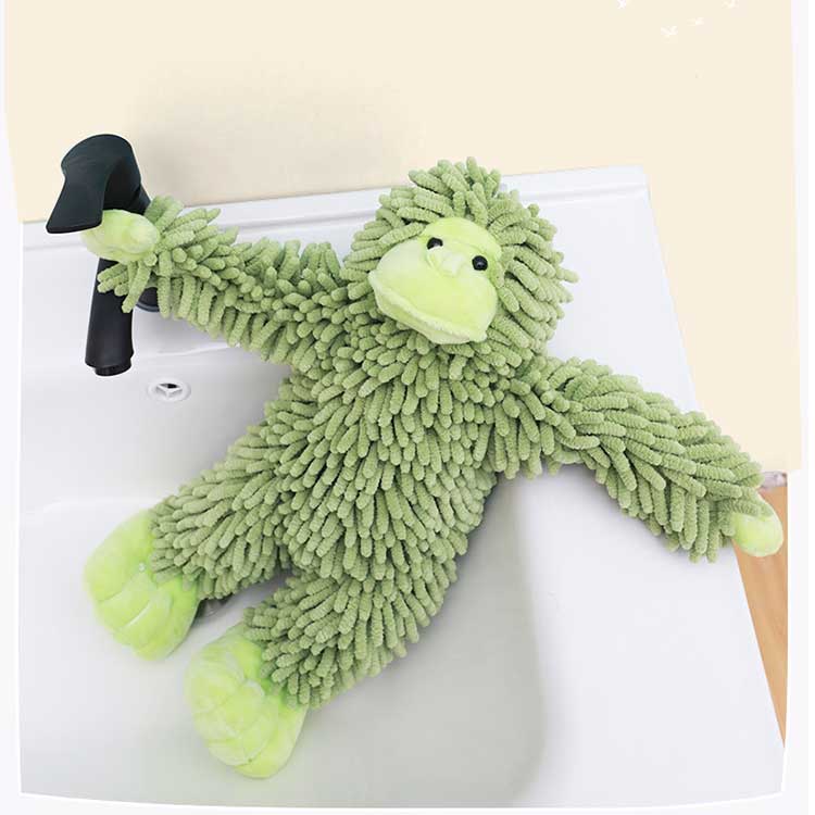 Gorilla Plysch Toy Handduk