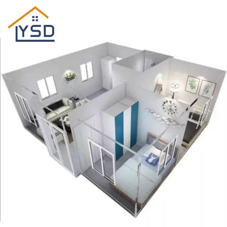 Double-Wing Folding House