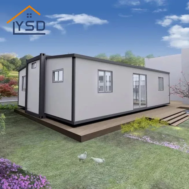 White Expandable Container House