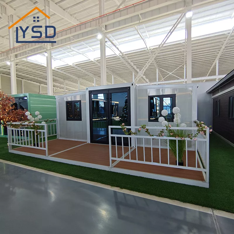 White Expandable Container House
