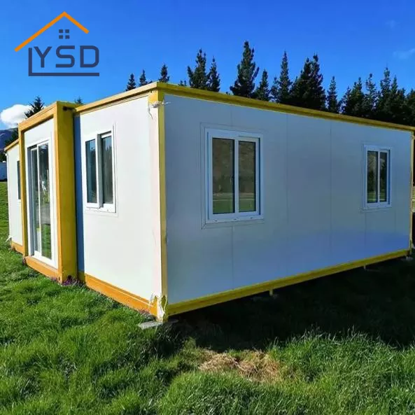 White Expandable Container House
