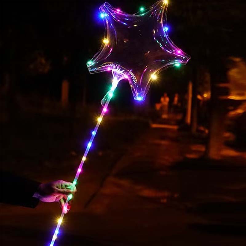 Stjärnformade bobo -ballonger